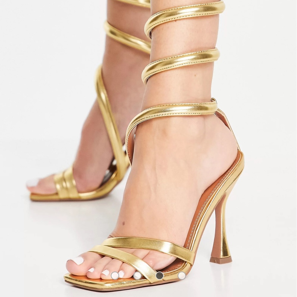 ASOS Design Neo Ankle Detail High Heeled Sandal
